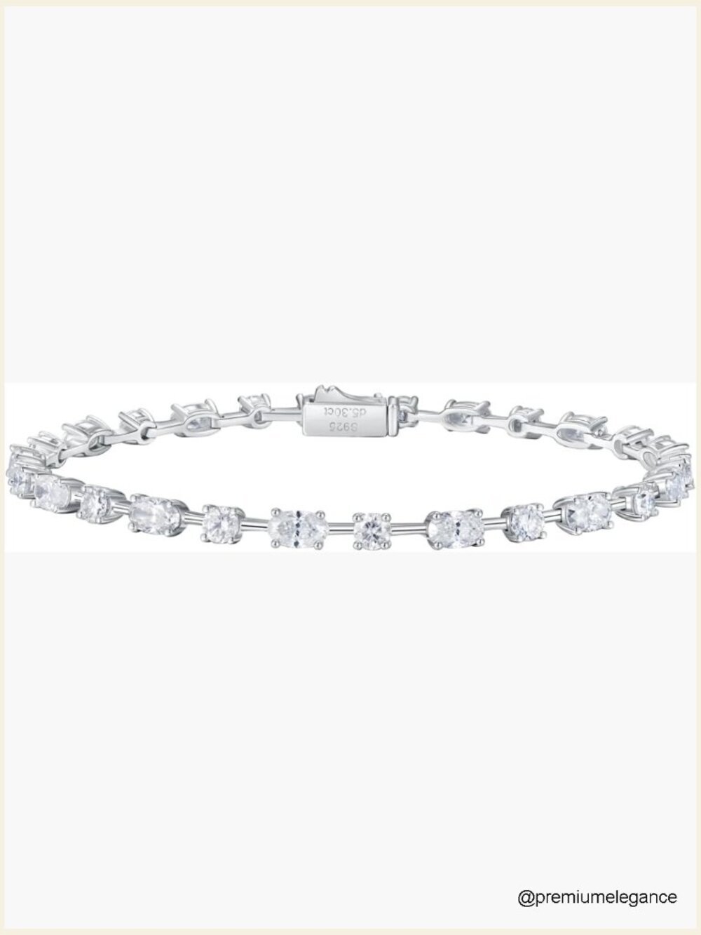 6.0 CT Moissanite Tennis Bracelet 925 Sterling Silver Stackable Chain